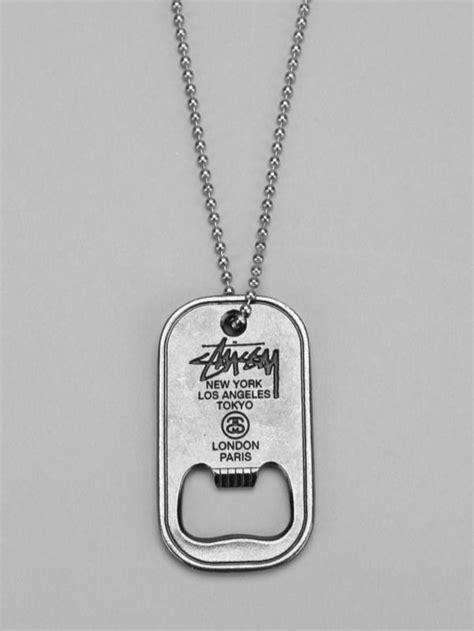 stussy silver jewelry.